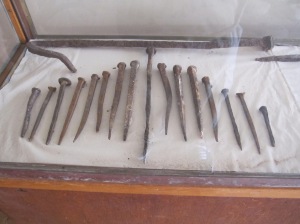 Iron nails at Spinalonga