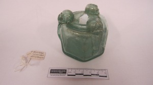 Mystery glass vessel in Manchester Museum
