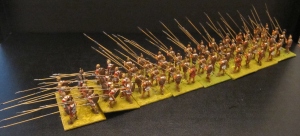 The Macedonian phalanx