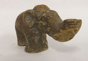 Ceramic elephant in Manachester Museum's archaeology collection